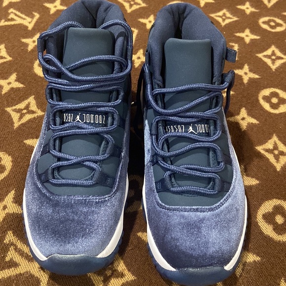Blue Jordan 11 Retro Sneakers - Picture 1 of 12